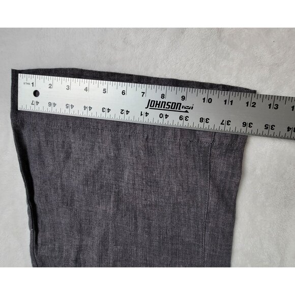 CAbi Womens Gray Slate Linen Sailor Pants Size 8 Wide Leg Casual 371New $98 - Picture 12 of 12